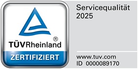 KFZ Prostmaier GmbH ist von TÜV Rheinland zertifiziert Bild mit Zertifikat von TÜV-Rheinland